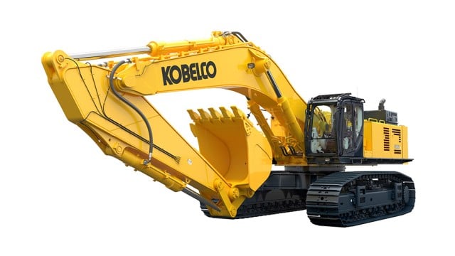 KOBELCO's new 93-ton excavator saves fuel while maximizing power