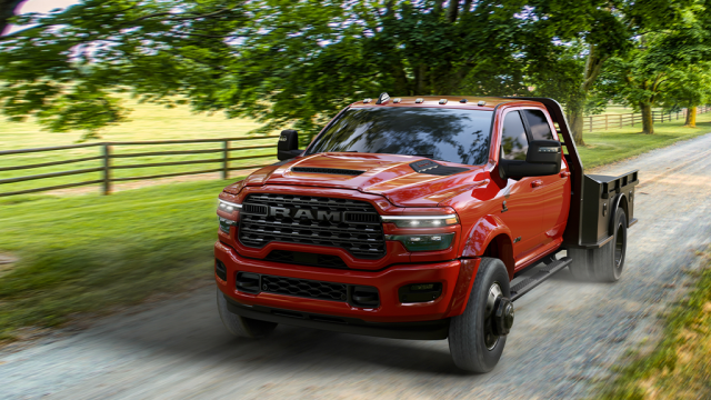 2027 Chassis Cab Night Edition is available on Ram Big Horn and Laramie models