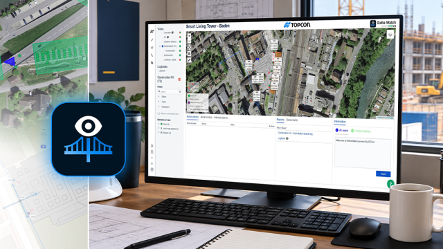 Advanced version of Topcon Delta Watch integrates visualization, alarming, reporting, and more into one monitoring workflow